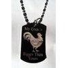 My Cock Is Bigger Than Yours Funny Humor Novelty Logo Symbols - Military Dog Tag Luggage Tag Key Chain Metal Chain Necklace