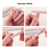 Acycoin2A 5PCS Pumice Stone Nail Art File Nail Cuticle Pusher Trimmer Pedicure Manicure Buffing Tool