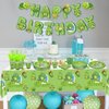 162Pcs Turtle Party Decorations - Cute Turtle Birthday Decorations Include Turtle Theme Plates, Napkins, Cups, Birthday Banner for Under the Sea Party Decoration Boys Girls Party Supplies, Serve 20