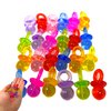 Bonka Bird Toys 2949 Pk24 3/4" Color Tiny Pacifiers Parrot Bird Toys, Conure, Quaker, Ringneck, and Similar