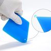 NEWISHTOOL Soft PPF Squeegee Kit - 5in1 Blue PPF Set w/Gift Box, Anti-Scratch Rubber Squeegee for Car, Different Size Squeegee Tool for PPF Installing, Vinyl Wrap Tint Film Paint Protection Squeegee