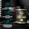 Gorilla Mode Base Pre Workout - Raises Nitric Oxide · Intense Focus & Drive · Endurance · Power - L-Citrulline, L-Tyrosine, Betaine, Alpha-GPC, Caffeine, Huperzine A - 360 Grams (Blue Raspberry)