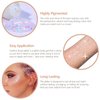 SUMEITANG 6PCS Clear White Face Body Glitter Gel，Mermaid Holographic Sequins Chunky Glitter Paint for Party Singer Concerts Festival Rave Accessories for Girls Women Face Body Hair Sparkling Makeup