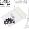 Camila Paris CP3563 French Small Hair Clips for Women Thick Hair for Long Curly Wavy Hair, Girls Hair Claw Clip, Durable Styling Big Claw Clip for Thick Hair, Strong Hold No Slip Grip, Made in France