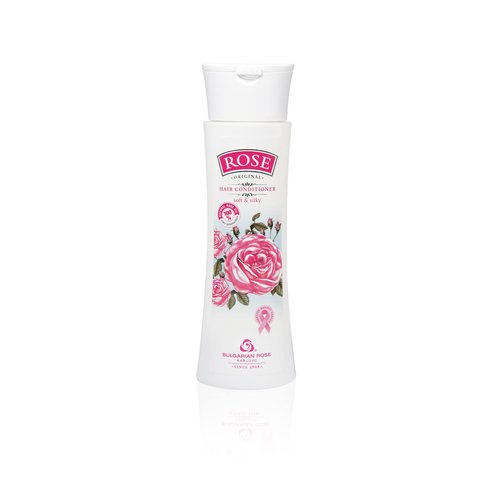 Bulgarian Rose Hair Conditioner with Natural Rose Oil ,Hydrating Conditioner, Intense Moisturizer for Dry and Damaged Hair, Paraben Free