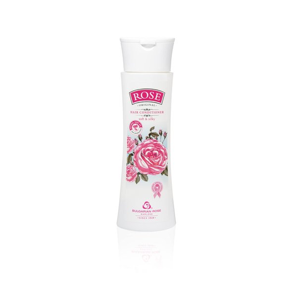 Bulgarian Rose Hair Conditioner with Natural Rose Oil ,Hydrating Conditioner, Intense Moisturizer for Dry and Damaged Hair, Paraben Free