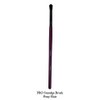 Tootloo Professional High PRO Smudge Brush Brown Pony Hair Bristles 6-1/2" Black Wooden Handle. For eye shadow, blush, powder, foundation, and lips. (Lavender)