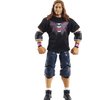 Mattel Bret “Hit Man” Hart WrestleMania Action Figure with entrance shirt & Vince McMahon Build-A-Figure Pieces, 6-in Posable Collectible Gift for Fans Ages 8 Years Old & Up