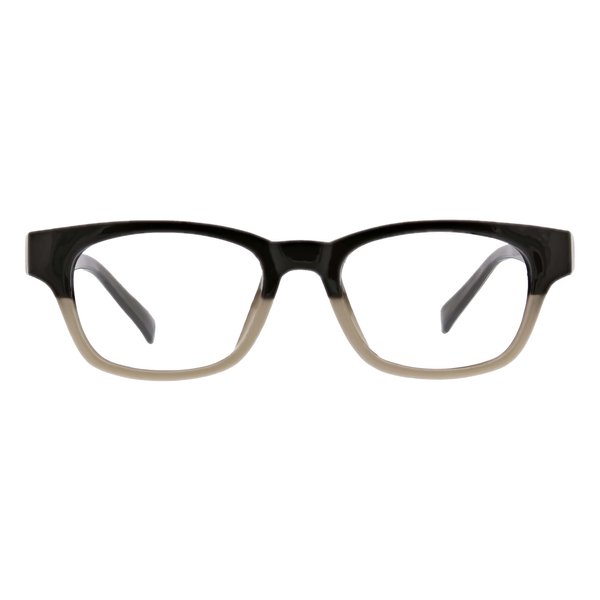 Peepers by PeeperSpecs Women's Layover Square Blue Light Blocking Reading Glasses, Black/Tan, 49 + 2.75