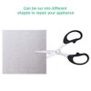 4 Pieces Waveguide Cover Mica Plates Sheets Microwave Oven Repairing Part 13 x 13 cm with Scissor for Use Universal Microwave Oven