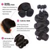SilkSleek 16A Body Wave Bundles Human Hair 14 16 18 Inch 100% Unprocessed Brazilian Virgin Human Hair Quick Weave Bundles Body Wave 3 Bundles Raw Human Hair Extensions for Women