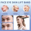 Facelift Bands with Clips, Reusable Hairpin Facial Lifting Bands Adjustable Elastic Stretching Strap For Hair Eyes Wrinkle Removal Bandage (4pcs Double Bands)
