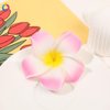 4 Pcs 7cm White and Pink Hawaiian Frangipani Plumeria Foam Head Flower Party Beach Hair Clip Hair Clips, Clips and Barrettes, Hawaiian Flower Hair Clips