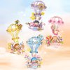 MEIEST Hot Air Balloon Building Blocks Set,Fantasy Dream Journey Collection Construction Building Bricks Toy,Home Decoration (Snow)