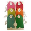 The Gift Wrap Company 12-Count Recycled Gift Tags, Eco Brights