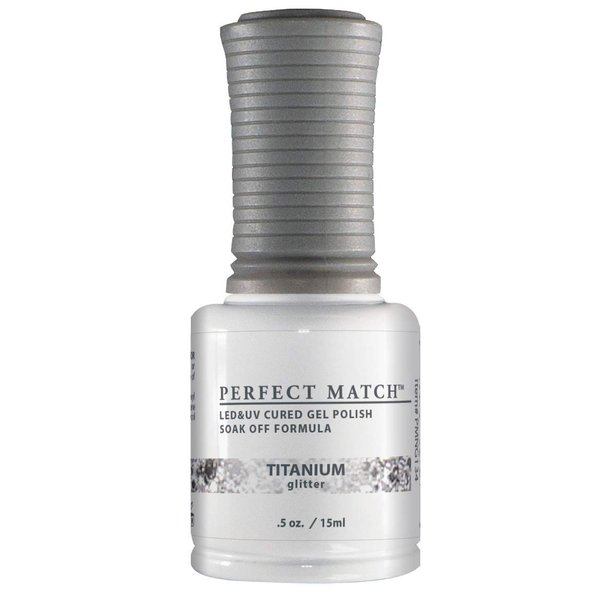 LeChat Perfect Match Gel Polish, Titanium, 0.5 Fl Oz (PMS134)