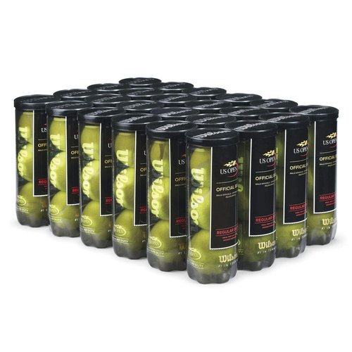 Wilson US Open Regular Duty Tennis Balls - 3 Ball Can (2 Cans)