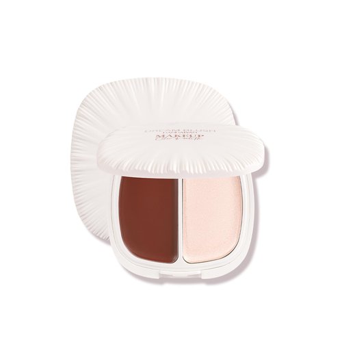 DLZZRS Highlight Blush Palette, Blendable Blush & Highlighter Set Shimmery Metallic Finish, Long-lasting Waterproof Multi-purpose Contour & Highlight Blush Makeup Palette (06)