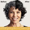 Callmynm Black Hair Dye Shampoo 3-In-1, Instant Gray Hair Coverage in Minutes-Long Lasting Argan Oil Herbal Hair Color Shampoo champu con tinte para canas 500ml