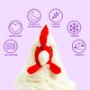 Warmies Microwavable & Weighted Stuffed Animals, Chicken - Heated Stuffed Animal Plushie for Warmth & Comfort - Cute Soft Plush Toys for Adults & Children (Boys, Girls, Babies & Toddlers)