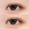CCAMBBAK Original Pair Looks So Natural False Eyelashes Handmade Lightweight Individual Lashes Extension Lengthening Wisps K-Beauty Authentic Fake Eyelashes (10mm Thick Pair(Black))
