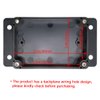 LMioEtool Junction Box Waterproof Dustproof IP65 ABS Plastic Universal Electric Project Enclosure Black with Fixed Ear 3.93"x2.68"x1.97"(100 x 68 x 50 mm)