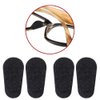 60 Pairs Adhesive Eyeglass Nose Pads Soft Foam Nose Pads Self Anti-Slip Eyeglass Nose Pads Thin Nosepads for Eyeglasses Sunglasses (Black)