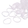 Ezepeo 3200 PCS Baby Girl's Kids Clear Hair Holder Hair Ties Elastic Rubber Bands Hair Bands Hair Elastics Toddler No Crease Ponytail Holder Tiny Soft Rubber Bands