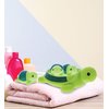 Dollibu Green Sea Turtle Family Animal Bath Squirters 4 Piece Bath Toy Set, Kids Bath Toys for Bathtime & Water Fun, Girls & Boys Floating Cute Animal Rubber Squirt Toys, Pool Toys for Kids