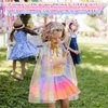 BesJonie Princess Dresses for Girls 4-6,Princess Dress Up Clothes Cape Skirt Toys for Girls,Easter Birthday Gift for Girl 3-6