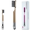 CRKIOB 2 in 1 Hair Brush Cleaner Tool for Cleaning Hairbrush or Comb 1pc (Gold)