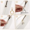 5PCS Zipper Pulls, Round Zipper Pulls Replacement, Detachable Zipper Repair Slider for Small Hole Zippers, 5 Colors Zipper Pulls Replacement for Jacket Coat Luggage Backpack Handbags Purse