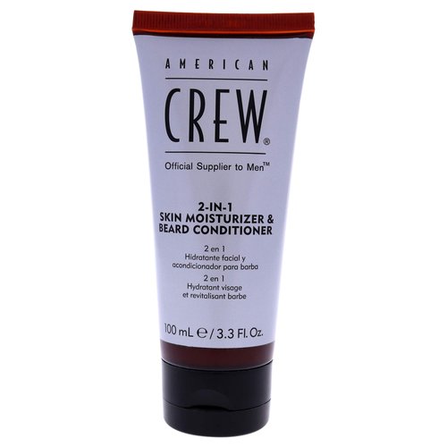 AMERICAN CREW Skin Moisturizer and Beard Conditioner for Men, 2-in-1, 3.3 Fl Oz