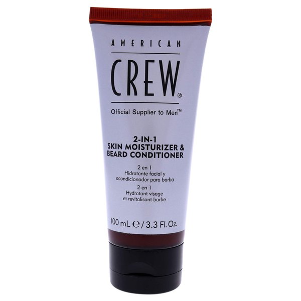 AMERICAN CREW Skin Moisturizer and Beard Conditioner for Men, 2-in-1, 3.3 Fl Oz