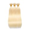 613 Straight Bundles Human Hair 8A Grade Brazilian Blonde Straight Human Hair Weave 3 Bundles 16 16 16 Inch Unprocessed Virgin Hair Extensions
