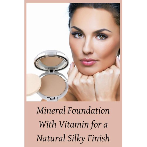 Pressed Mineral Foundation With Vitamin for a Natural Silky Finish