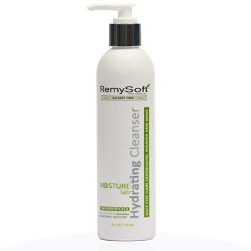 RemySoft Moisturelab Hydrating Cleanser - Safe for Hair Extensions, Weaves and Wigs - Salon Formu...