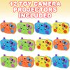 ArtCreativity 2 in 1 Viewfinder Camera with Projector, Set of 12, Battery Operated Projectors with Wild Animal Slides, Great Safari Party Favors, Zoo Party Supplies, & Wild One Party Favors for Kids