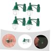 4pcs Dollhouse Wall Light Miniature Decor Miniature Garden Decor Miniature Scene Lamp Mini House Wall Lamp Street Lamp Model Diy Sand Table Decor Miniature Led Wall Lamp