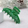 3Pcs Christmas Hair Claw Clips for Women Girls Green Gold Hair Clips Cute Rhinestone Red Hair Claws Christmas Hair Accessories