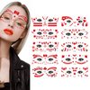 Canada Face Temporary Tattoos Canadian Flag Tattoos National Flag Fake Tattoos For Men Kids Women Red Maple Silver Star Tattoo Sticker for Canada Day Decorations Party Supplies Favors 10 Sheets