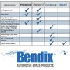 Bendix Premium Copper Free CFC1744 Ceramic Brake Pad (with Installation Hardware Rear)