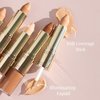 Wander Beauty Dualist Matte and Illuminating Concealer Makeup - Medium - Dual-Ended Matte Concealer Stick + Liquid Concealer - Full Coverage Concealer Brightens & Hydrates Under Eyes - 0.28 fl oz