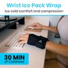 Arctic Flex Wrist Ice Pack Wrap - Gel Compression Support for Arthritis Hand & Thumb - Reusable Hot & Cold Therapy Brace for Pain Relief, Tendonitis, Carpal Tunnel, Tenosynovitis (Fits Left & Right)