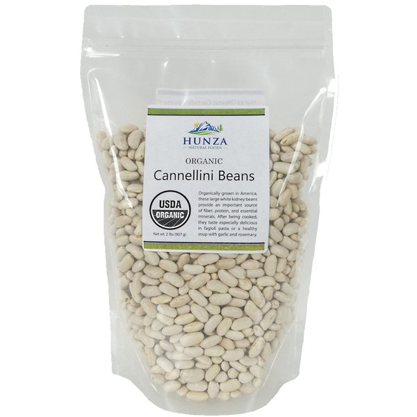 Organic Cannellini Beans - 2lbs (Hunza)