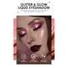 ROPALIA Liquid Glitter Eyeshadow, Liquid Chameleon Metallic Eyeshadow, Multicolor Shifting Holographic Glitter Multichrome Eyeshadow, Long-lasting With No Creasing Multi-Dimensional Eye Looks