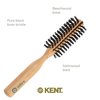 Kent V04 Vegan Boar Bristle Hair Brush, Eco Friendly Round Brush and Blow Out Brush Ideal for Creating Curls, Adding Volume and Root Lift (45mm)