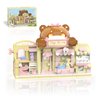 Tenhorses Bear Theme Store Building Set, Cute Teddy Shop Street View Building Kit Compatible with Lego, Unique Architecture Gift for Girls Kids 6+ (293 Pcs)