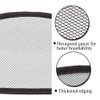 Ecojunmi Hairnet for Clip in Hair Extensions Black 140D Hexagonal Net for Make Ponytail Clip in Hair Extension Material Nets Invisible Hair Net for Clip Ins