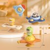 SVIOKODX 6PCS Suction Cup Spinner Toys,Baby Bath Toys,Sensory Toys for 1-3 Year Old Boy Girl,Baby Essentials for Travel,Fidget Toys for Toddlers 1-3,Birthday Gifts for 1-3 Year Old Boys and Girls